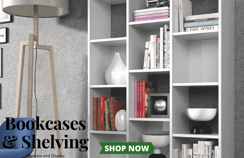 bookcases and shelving